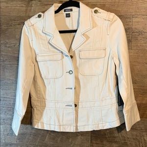 Kenneth Cole light cream jacket NWT size 8